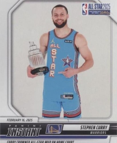 2024-25 Panini Instant NBA Stephen Curry ALL-STAR MVP 1/1695 SP