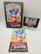Sonic the Hedgehog Sega Genesis Not For Resale Edition - Complete CIB - Tested