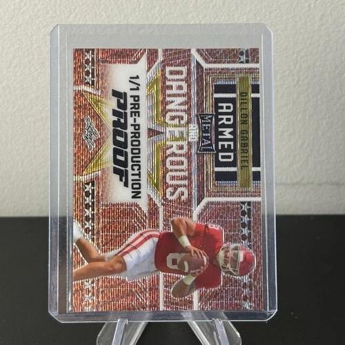 2023 Leaf Metal Dillon Gabriel 1/1 Armed and Dangerous Proof