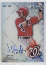 2021 Bowman Sterling Prospect Wave Refractor 118/125 Jackson Cluff Auto 0r0a