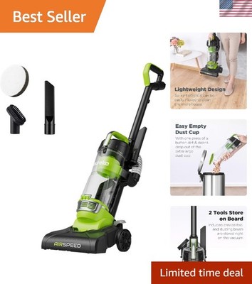 Effortless Clean: Airspeed Compact Vacuum Cleaner with Powerful Suction   Green