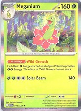 Meganium Mega Evolution 010/132 Rare Pokemon Holo Near Mint Pokemon Card