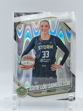 2025 Panini Prizm WNBA #82 Katie Lou Samuelson White Seismic Prizms