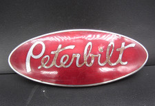 Vintage Oem Red Peterbilt Oval 8 Inchemblem