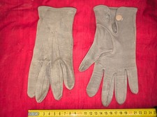 Gant officier toile grise taille 8 officier France 1940 ww2 marque atténuée