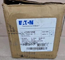 NOS Eaton CSR2125N Main Circuit Breaker 2 Pole 120/240 Volt 125 Amp
