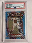 2021 Panini Mosaic Tom Brady Will To Win Blue Fluorescent /15 No WW-1 PSA 9