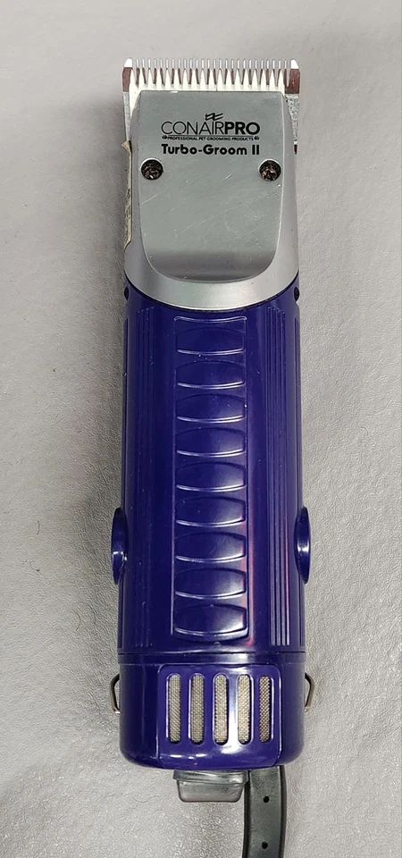 *USADO EN EXCELENTE ESTADO* Cortapelos profesionales de animales ConairPRO Turbo-Groom II con estuche, LEER Foto 4 de 4