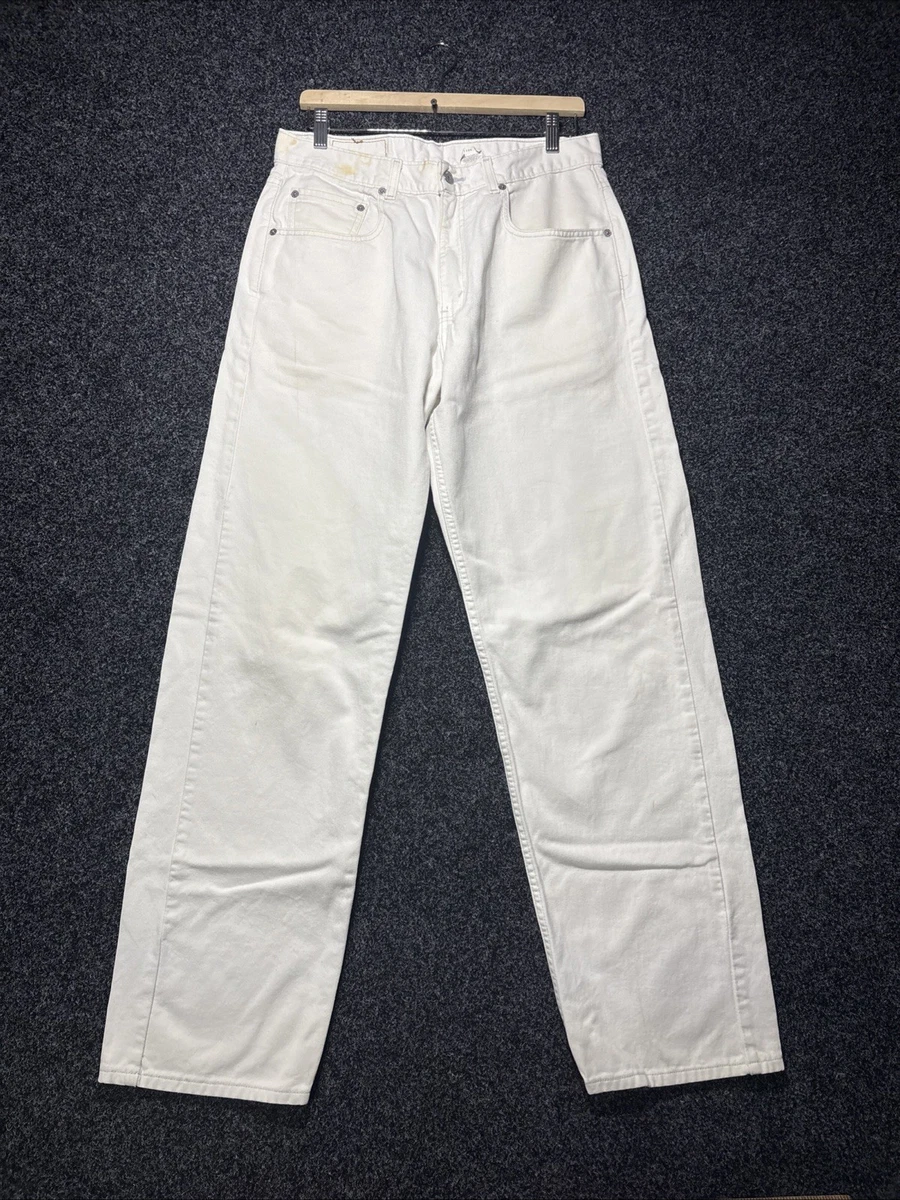 Levi's 569 White Jeans for Men for sale | eBay