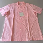 Richard James Shirt Size Medium Coral Mesh Short Sleeved Cotton BNWT RRP £225