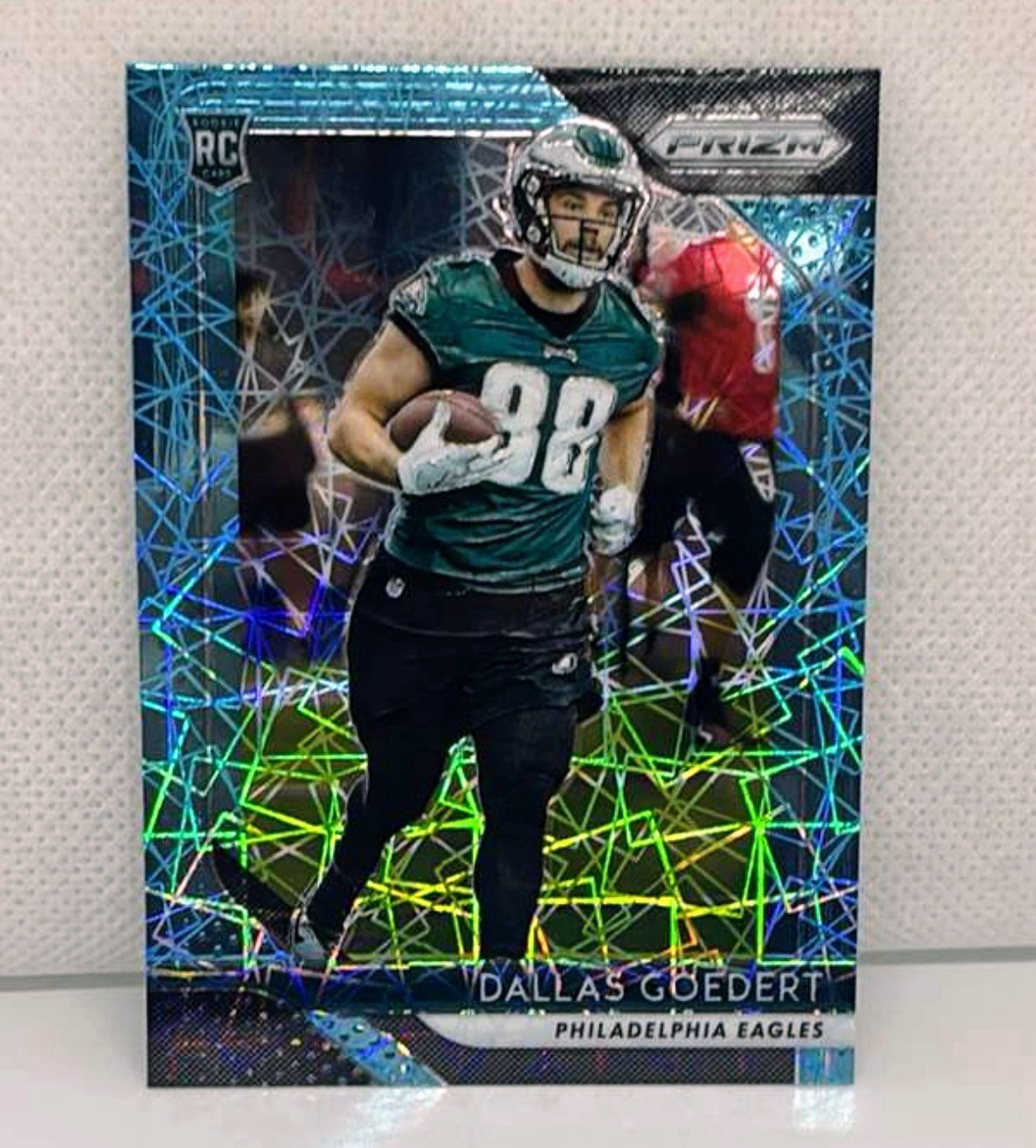 2018 Prizm Dallas Goedert RC Lazer Rookie #299 Eagles