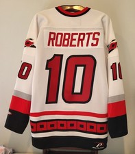 PRO PLAYER GARY ROBERTS CAROLINA HURRICANES HOME JERSEY XXL