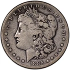 1885-S Morgan Silver Dollar $1 San Francisco Very Good VG+