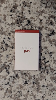 Uni SD Card Reader, High-Speed USB C to SD Card Adapter Dual Slots Open Box