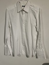 Tom Ford White Long Sleeve Dress Shirt Size 42
