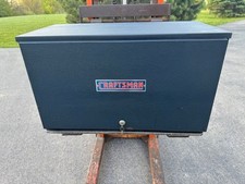 Rare Vintage Early 1940s Craftsman Top Toolbox Tool Chest With Tote Keys Felt
