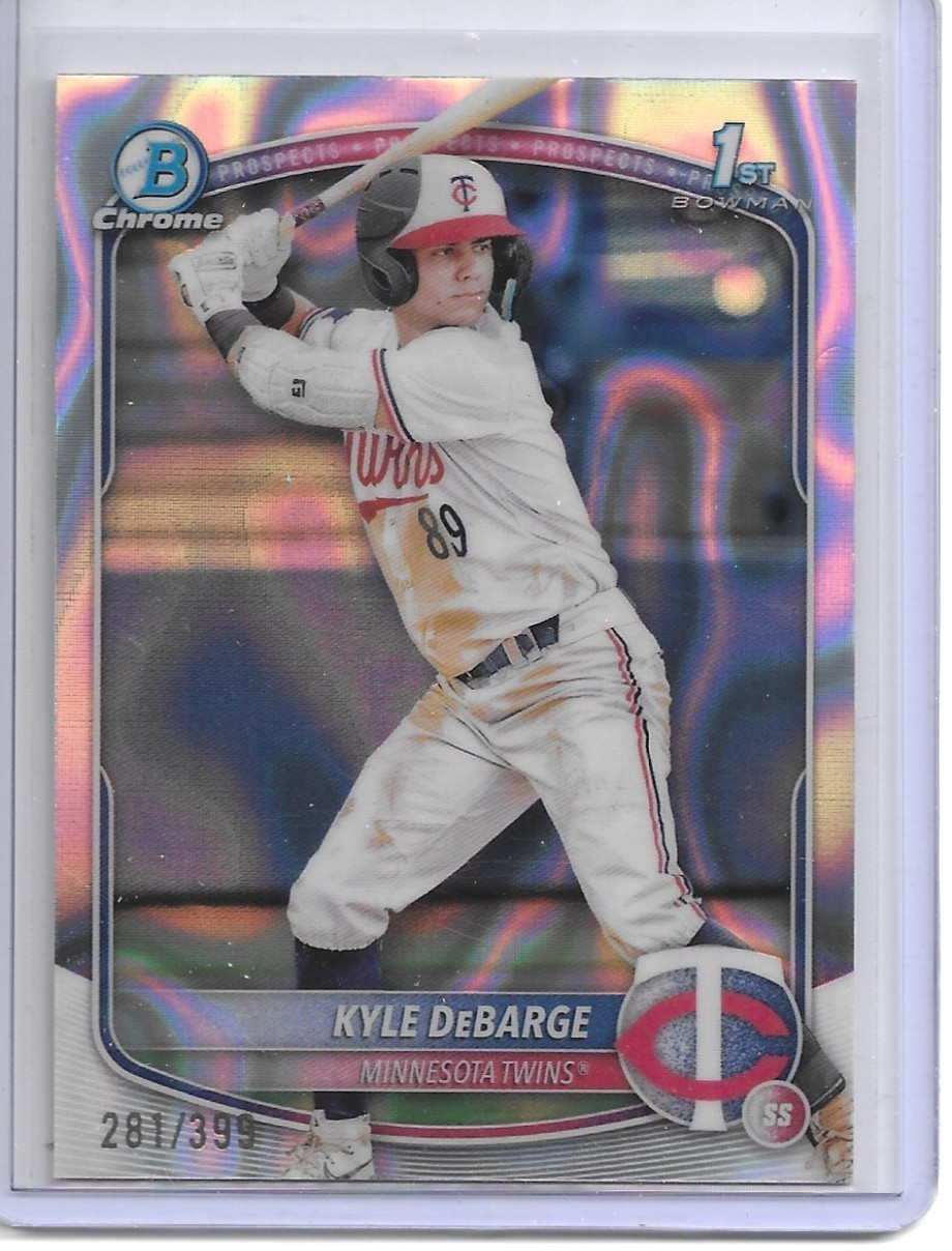 2025 1st Bowman Chrome ~ Kyle DeBarge ~ Lava Refractor /399 ~ #BCP-139 ~ Twins