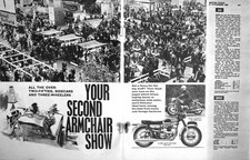 Antique Old Print Motor Cycle Magazine 1963 Review Sidecars Three-Wheeler 20th