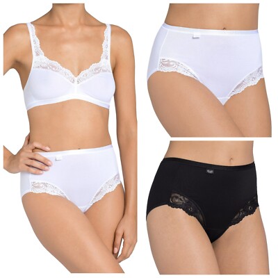 Sloggi Romance Maxi Briefs Knickers 10031897 High Waist Womens Lingerie