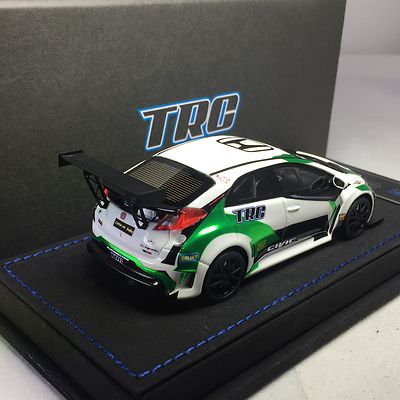 1/43 Peako TRC Honda Civic FK2 Race Car TCR WTCC Chrome Green | eBay