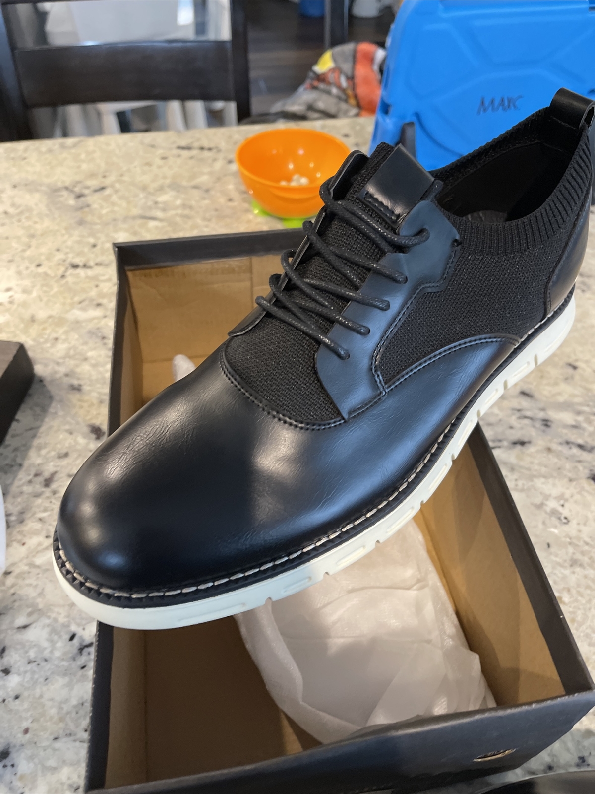 Meijiana Men's Oxford Shoes lace up Casual, Black US 11 EU 44 Like Cole Haan eBay