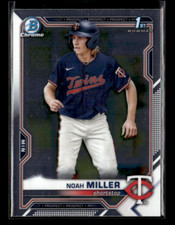 2021 Bowman Draft #BDC-109 Noah Miller Chrome