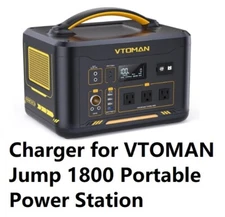 🔥battery Charger For VTOMAN Jump 1800 power Power Station