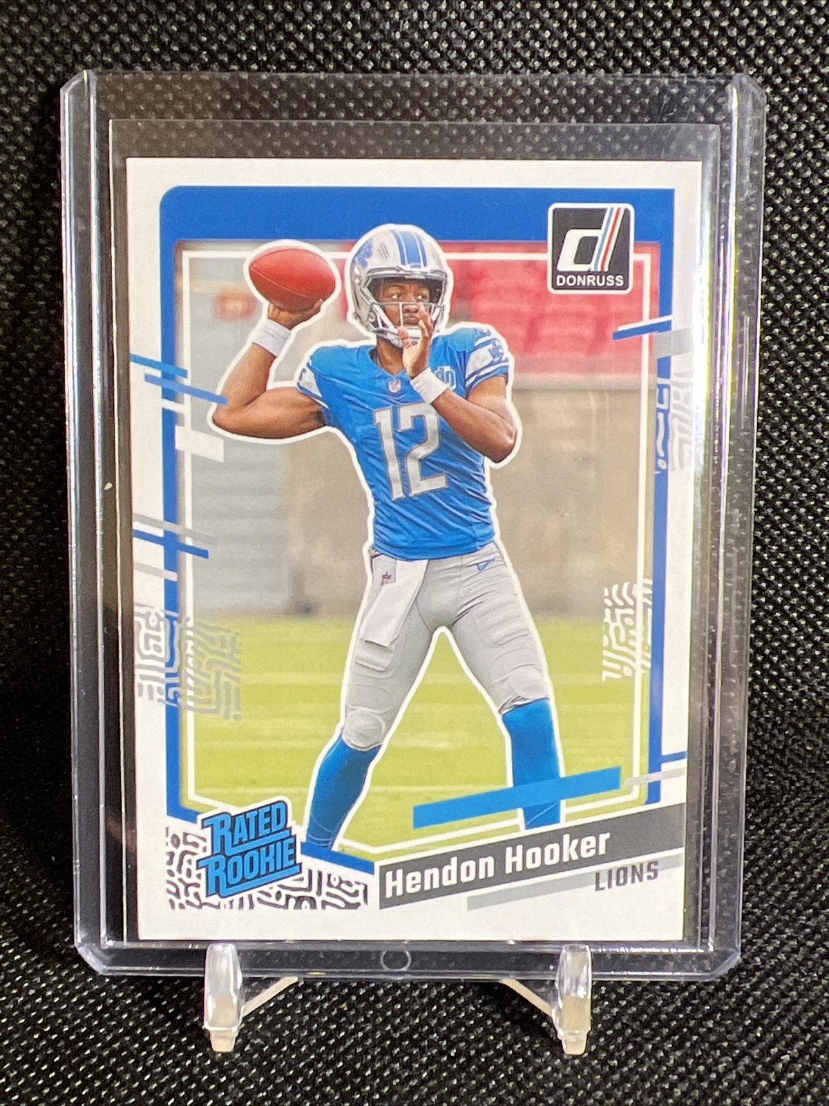 Hendon Hooker 2023 Panini Donruss Football Rated Rookie RC #329 Detroit Lions