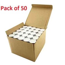 Tea Light Candles 9 Hour Long Burn Unscented Tealights Nightlights 9HR Bulk