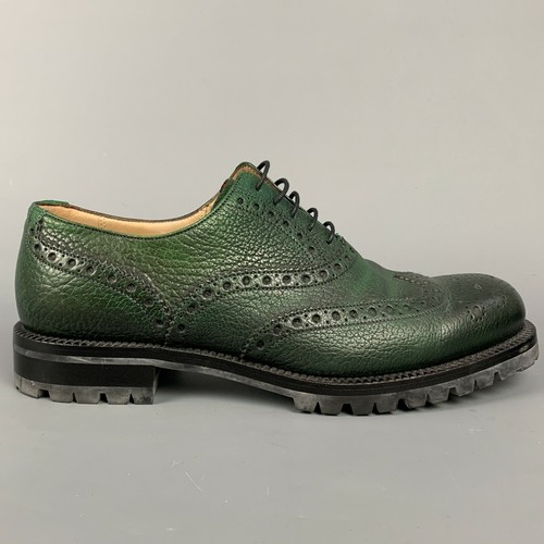 Perforated Leather Wingtip Lace 