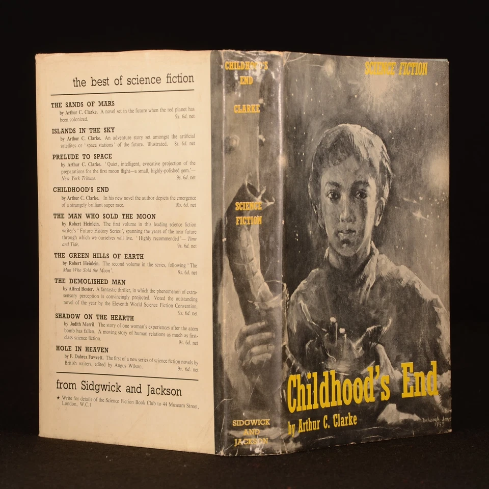 1954 Arthur C Clarke Childhood's End Dustwrapper First UK Edition Science Fictio - Image 2 of 4