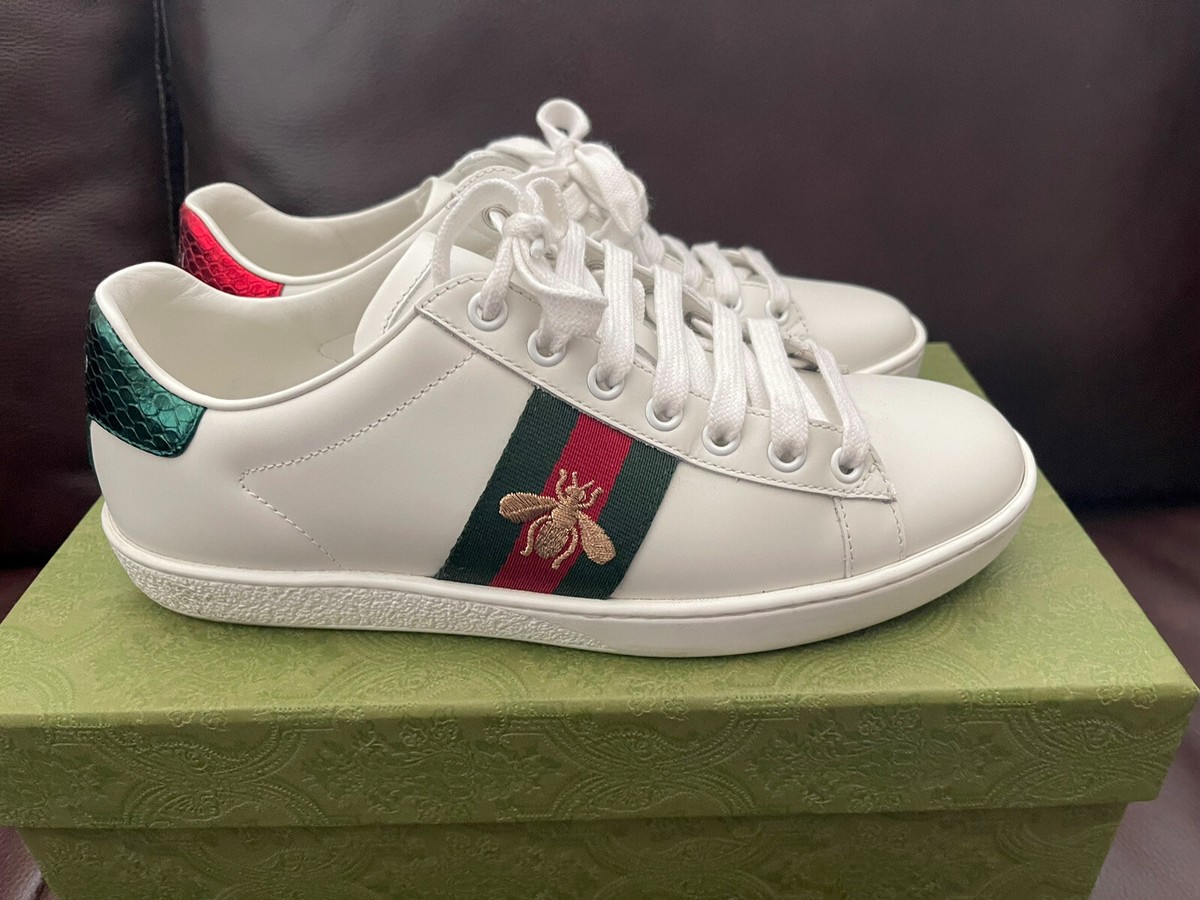 Size 7 - Gucci Ace Embroidered Bee Womens Sneakers-NWB | eBay