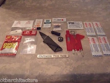 NEW! "Pocket Urban Survival Kit" Manhattan Map, Knife, Whistle, Compass & MORE