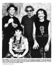 JERRY GARCIA & RUBEN BLADES & LINDA RONSTADT & CARLOS SANTANA 8x10 still -- f246
