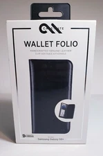 For Samsung Galaxy S9/ S9+ Case VRS® Cards Money Slim Black Leather Wallet Cover