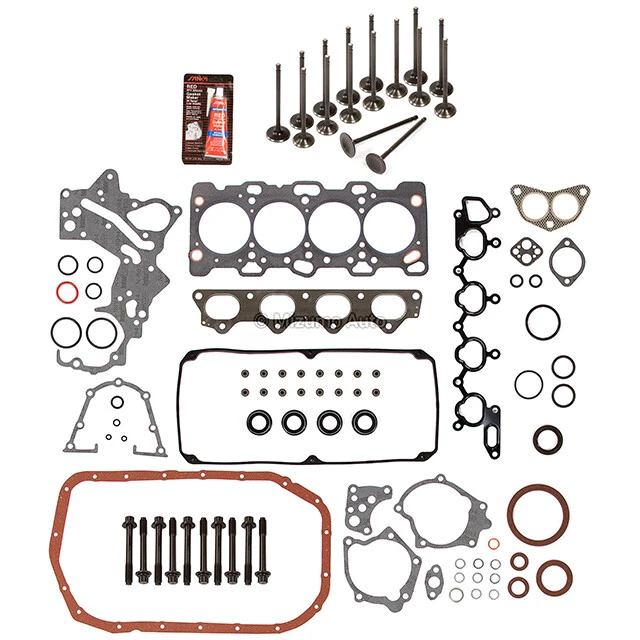 Full Gasket Set Intake Exhaust Valves Fit 97-99 Mitsubishi Montero Sport 4G64 - Image 2 of 4
