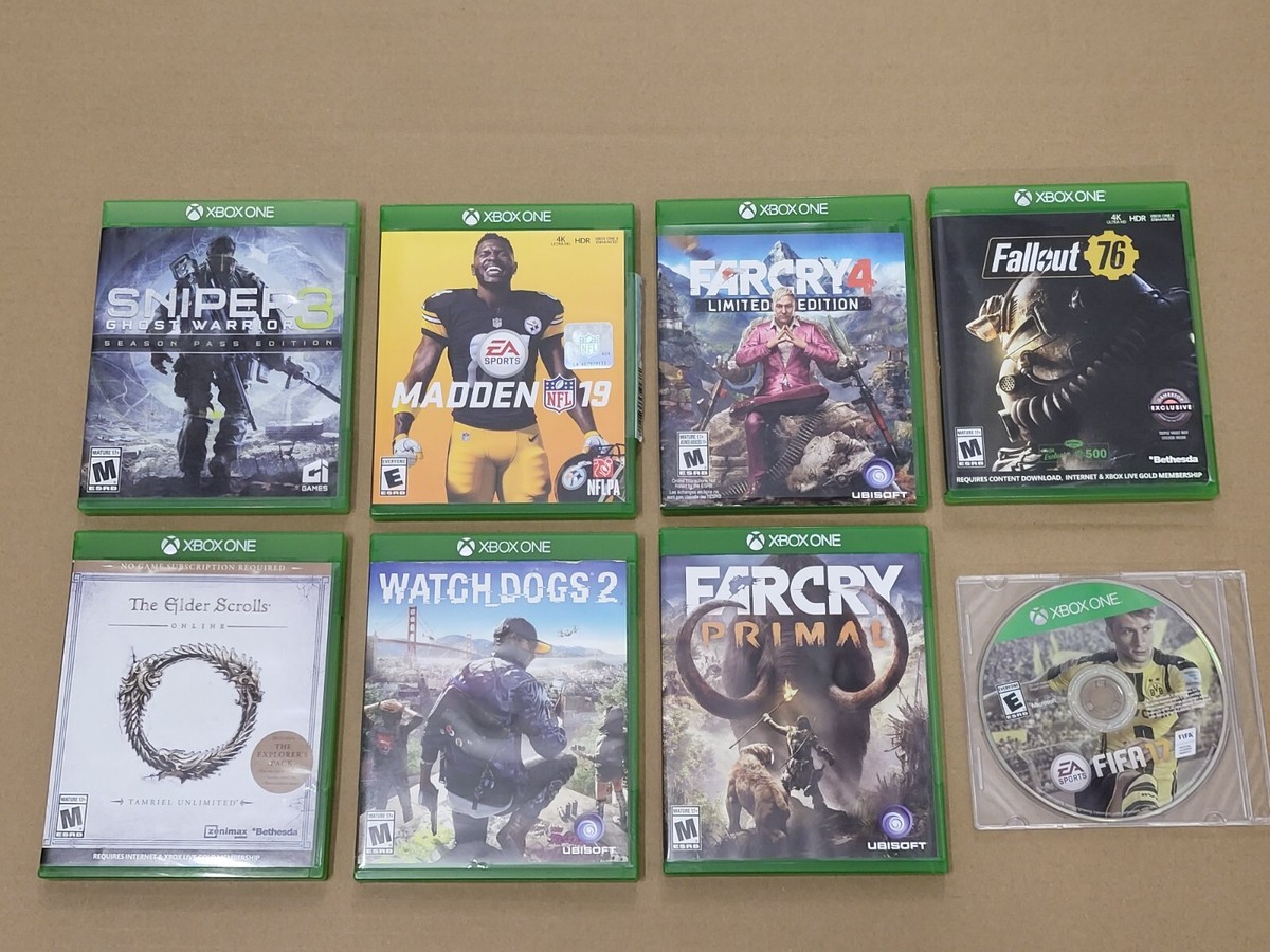 Lot Of 7 Assorted XBox One Games Used | eBay