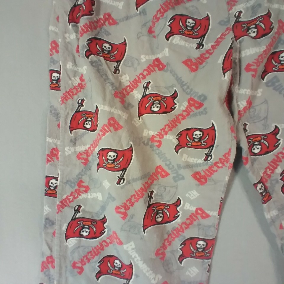 Tampa Bay Buccaneers sleepwear pajama lounge pants mens 2XL XXL gray