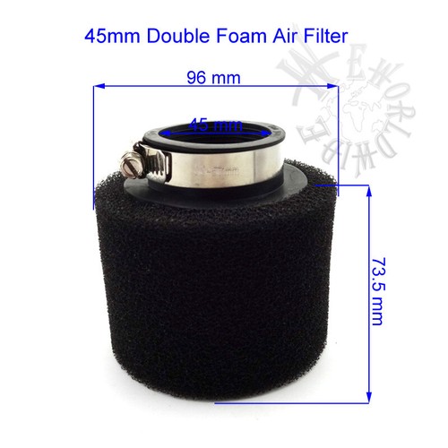 Blue 42mm Air Filter Cleaner For Yamaha RT100 RT 100 1990-2000 Dirt Motor Bike E - Foto 9
