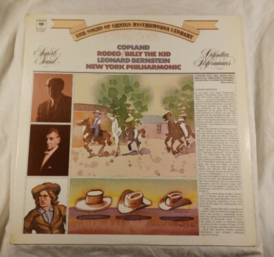 Copland, Leonard Bernstein, NY Philharmonic, Rodeo / Billy The Kid VINYL LP (EX)