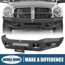 Hooke Road Steel Front Bumper Bar for Dodge Ram 2500/3500 2006 2007 2008 2009