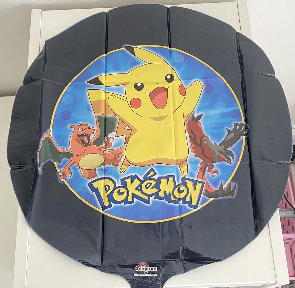 Pokemon Pikachu Balões Foil Infláveis Decorações de Festa Charizard Lote De 3 - Imagem 2 de 4