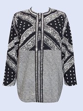 Ulla Popken Black Silver Embellished Marvellous Mixture Jacket Uk Sizes 20 To 30