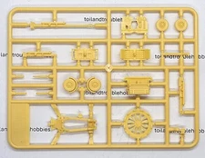 Flames of War British 25 pdr Artillery BM086 single sprue NoS