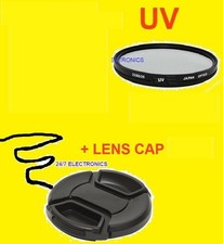 To CAMERA NIKON COOLPIX P900 P950 : UV Ultraviolet FILTER LENS CAP w/holder