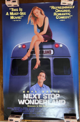 ROLLED NEXT STOP WONDERLAND 1998 MOVIE POSTER PHILIP SEYMOUR HOFFMAN HOPE DAVIS