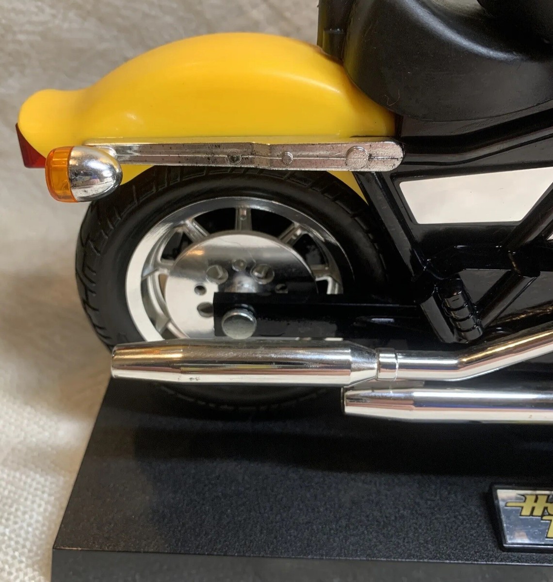 Tyco R/C Remote Control Yellow Harley Davidson Motorcycle