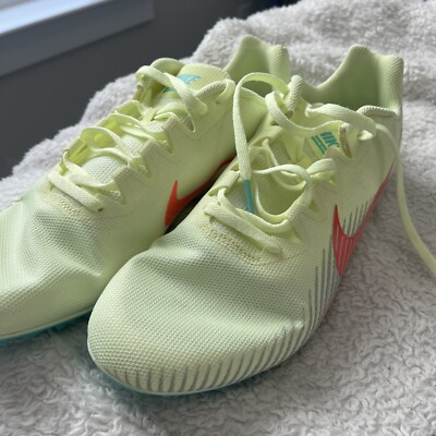 Size 10 - Nike Zoom Rival M 9 Barely Volt Hyper Orange