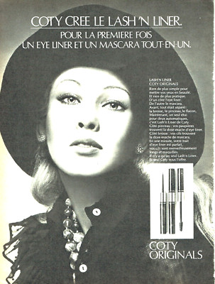 Werbung Advertising 1022 1971 Augen Make-up Coty Originals