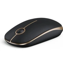 Wireless Mouse, Vssoplor 2.4G Slim Portable Computer Mice with Nano Receiver B
